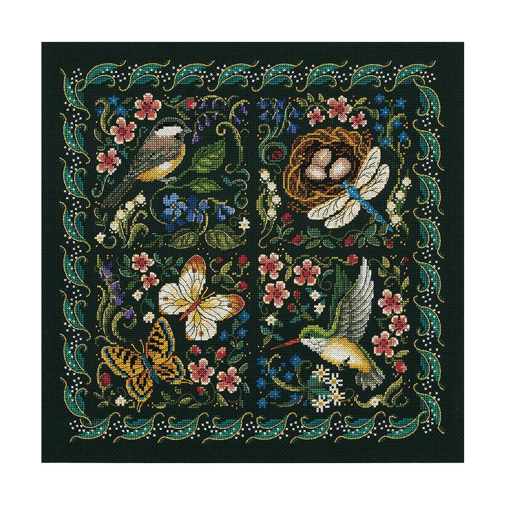 Gold Collection The Finery Of Nature Counted Cross Stitch Kit